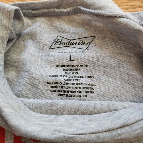 Budweiser T-Shirt Unisex Size Large Tank Top Anheuser-Bush, Inc St. Louis, MO - Picture 4 of 5